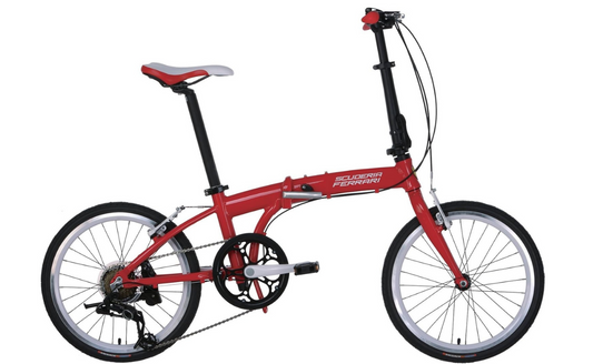 Ferrari 20" Folding Bike Red